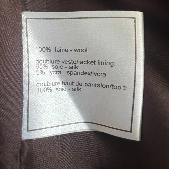 Authentic 97A Chanel wool pleated pants size 40 - Picture 7 of 9